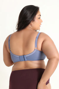 Zivame True Curv Cotton Laminated Non Wired Full Coverage Minimiser Bra - Wild Wind — thumbnail 4